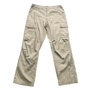 LAPG Core Cargo Pants Men's 34x32 Khaki Ripstop Cotton Poly Tactical Workwear